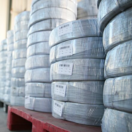 1x7 Galvanised wire ropes
